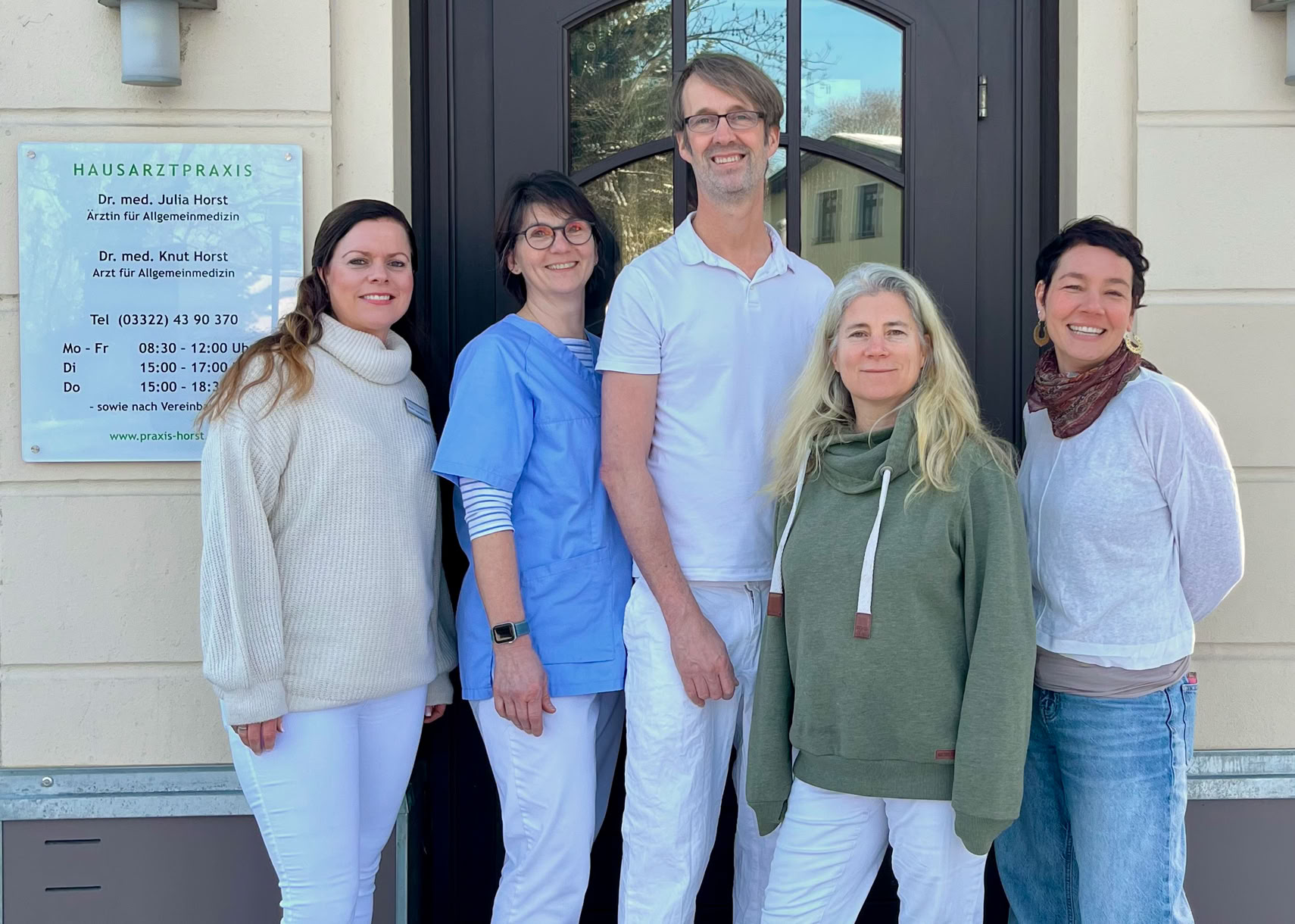 Das Team der Arztpraxis Dr. med. Horst in Dallgow-Döberitz